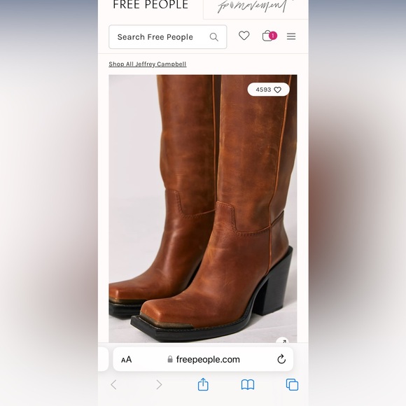 ISO Jeffrey Campbell Verana boots or East Austin boots, size